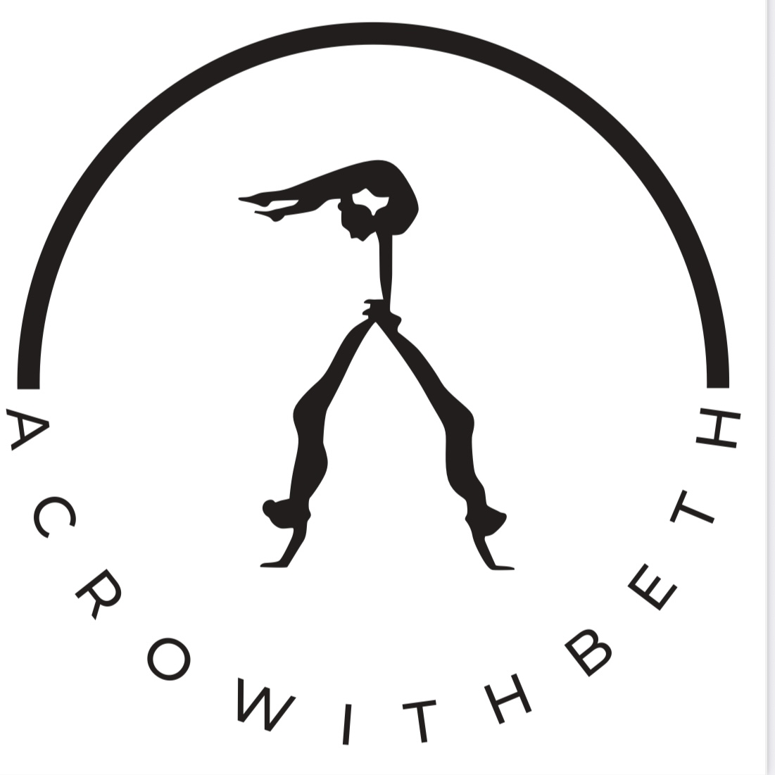 Acro with Beth  camp logo