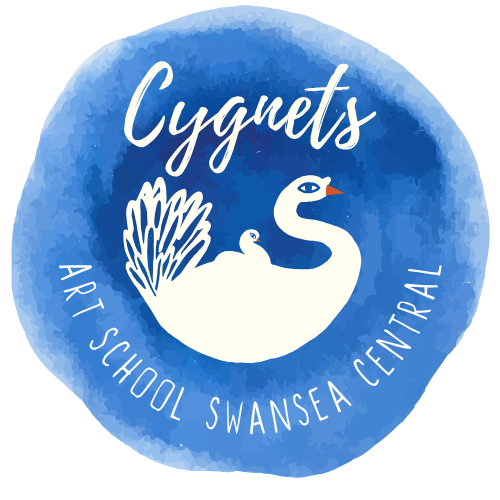 Cygnets Art School Swansea Central club logo