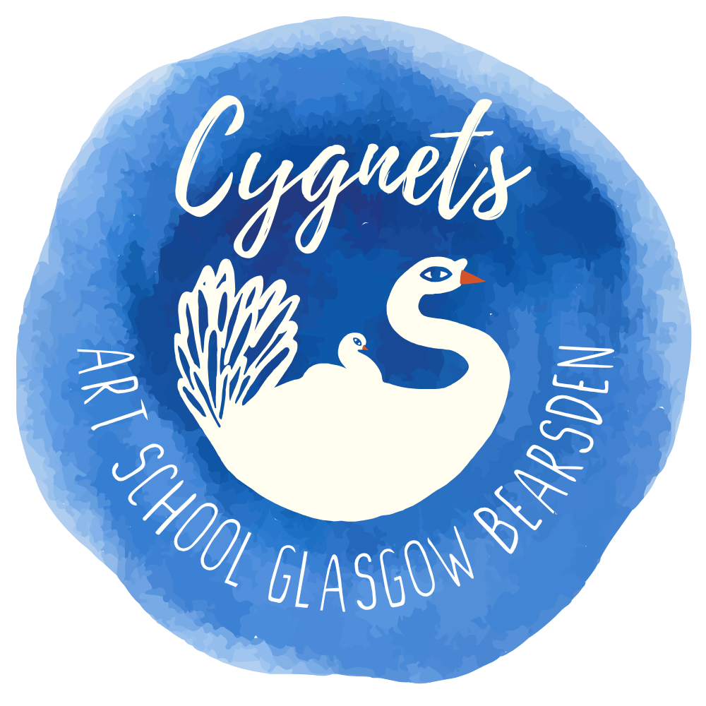 Cygnets Art School Glasgow Bearsden club logo