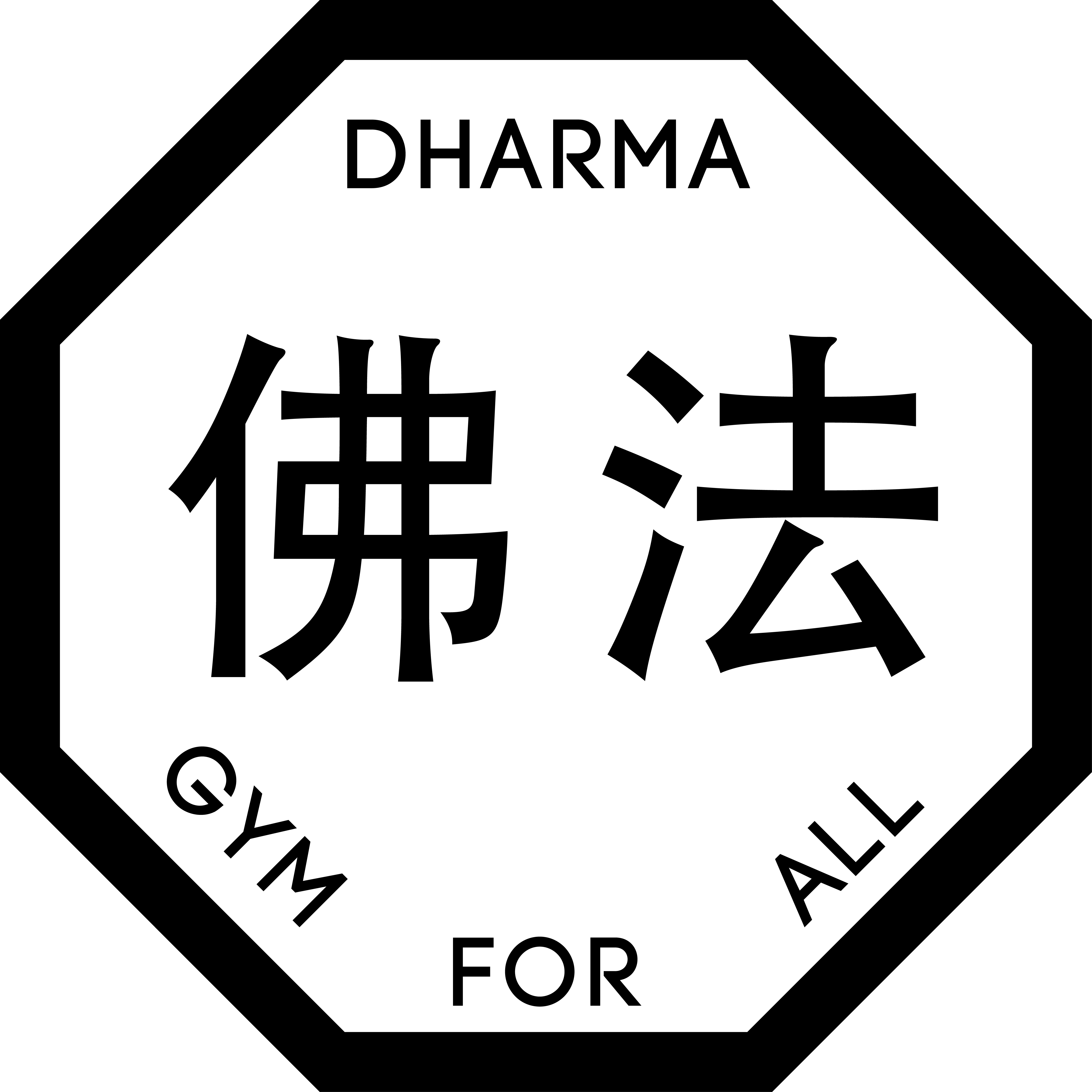DHARMA Gym for All club logo
