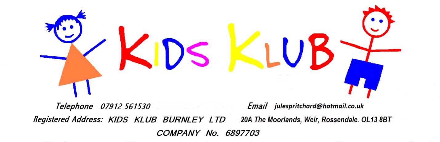 Kids Klub Burnley camp logo