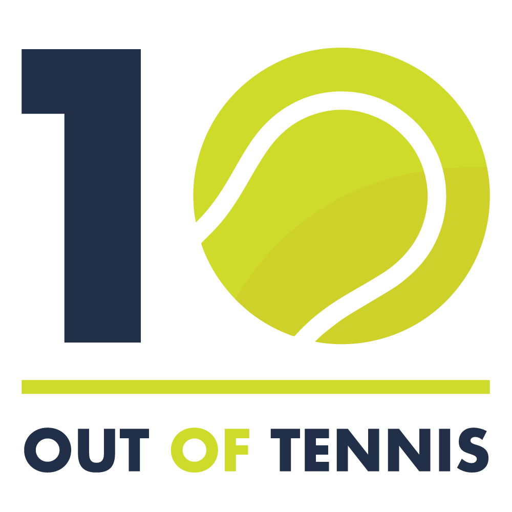 10 out of Tennis camp logo